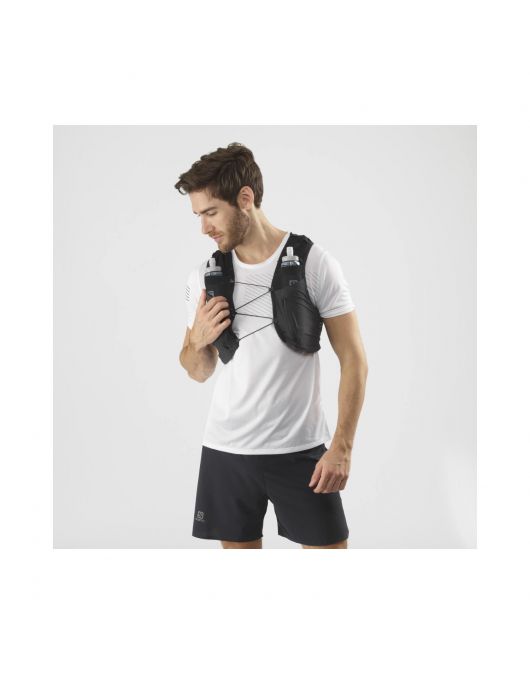 Salomon Rucsac Alergare Unisex SENSE PRO 10 SET Negru